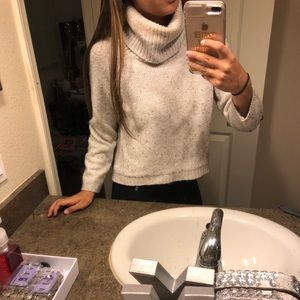 SALE! Grey turtleneck sweater